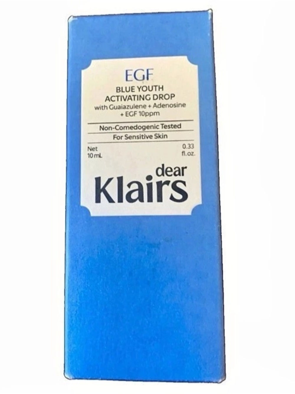 Dear Klairs EGF Blue Youth Activating Drop Serum 10mL New Sealed